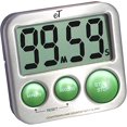 thumbnail image 2 of Kitchen Timer Digital, Stainless Steel, Strong Magnetic Back, Kickstand, Loud Alarm, Large Display, Auto Memory, Auto Shut-Off (Lime 6-Pack), 2 of 5