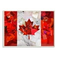 thumbnail image 2 of Stupell Industries 'Canadian Flag with Graphic Images Stretched' Graphic Art on Canvas, 2 of 2