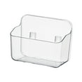 thumbnail image 3 of Baoblaze Bathroom Shelf Clear Cosmetic Storage Holder for Office Cabinet Cabinet Door 18x10x14cm, 3 of 8