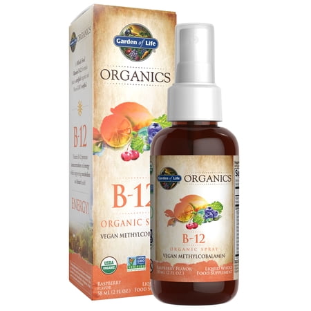 Garden of Life Organics Organic B12 spray, 2oz Liquid