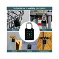 thumbnail image 4 of Bluetooth Smart Padlock IP65 Dust Rainproof Heavy Duty Lock for Indoor Outdoor Use ,Keyless Entry Design, 4 of 6