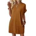 thumbnail image 1 of Vestido EVALESS, verano 2025, moda, manga corta, talla grande, 1 of 5