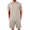 Khaki&1080, variant on CONFREE Mens 2 Peice Shorts Sets Casual Men's Jogging Tracksuit Set Solid Waffle Tops Shorts Athletic Sweat Suit for Men