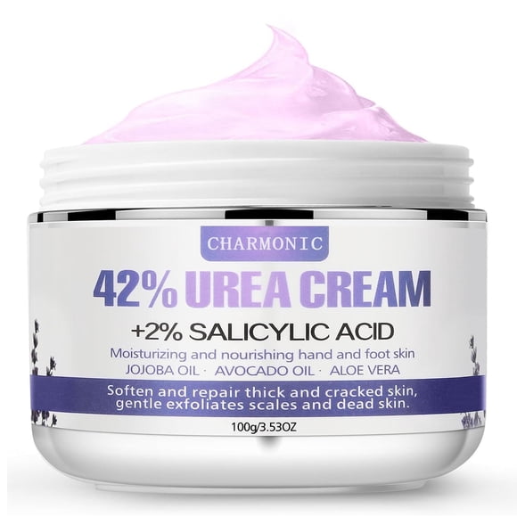 Crema para pies Charmonic Urea 42% con ácido salicílico 2% lavanda