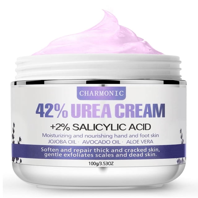 Crema para pies Charmonic Urea 42% con ácido salicílico 2% lavanda