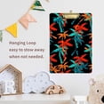 thumbnail image 7 of 12.5"x9" Palm Tree Clipboards, Standard A4 Letter Size Nursing Clipboard with Low Profile Metal Clip Decorative Clip Board for Office Supplies,Silver, 7 of 7