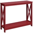 thumbnail image 1 of Pemberly Row Transitional Console Table in Red Wood Finish, 1 of 4