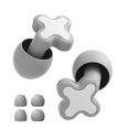 thumbnail image 1 of High quality New silicone noise reduction earplugs for swimming, waterproof, 1 of 4