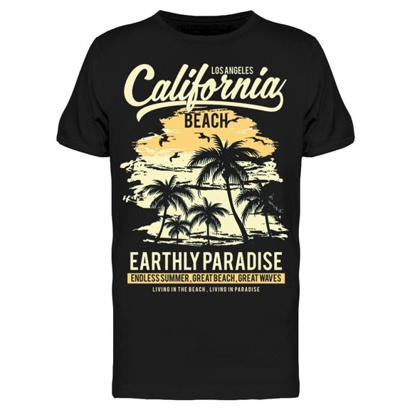 Living In The Beach Tee Men's -Image by Shutterstock