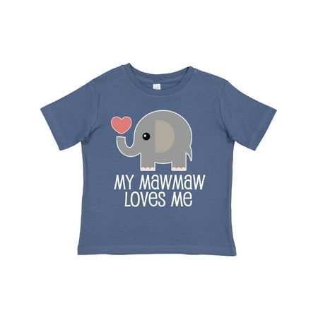 

Inktastic My Mawmaw Loves Me Grandchild Gift Toddler Boy or Toddler Girl T-Shirt