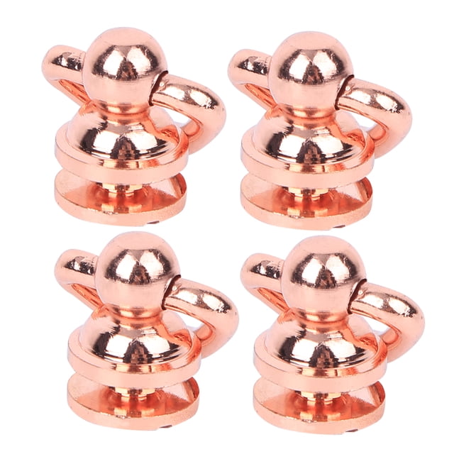 DIY Leather Craft,4PCS Metal Ring Screw Stud Rivet Stud Rivet Ring Class Leading Features