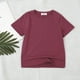 thumbnail image 2 of BYHONG Niños Bebé Niños Niñas Camisetas Cuello Alto Suave Camiseta Unisex Manga Larga Tee Tops Camisetas Niña Dark Blue 150（US size）, 2 of 3