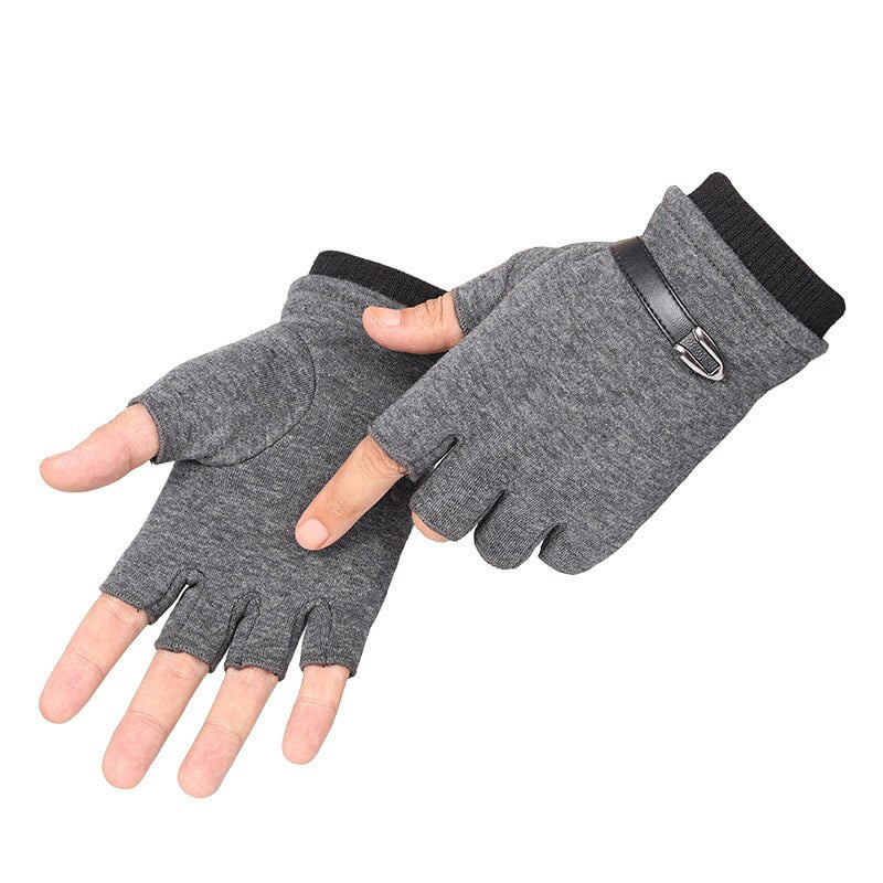 Driving Cycling Touch Screen Gloves Fingerless Gloves Convertible Sport Mittens 