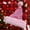 A_ Pink, variant on UTSJKR Unisex Light Tone Sequin Santa Hat with Thick Fluffy Cuff Pom Pom Top for Winter Family Portrait Session Church Social Holiday -up Market Costume Hat Green