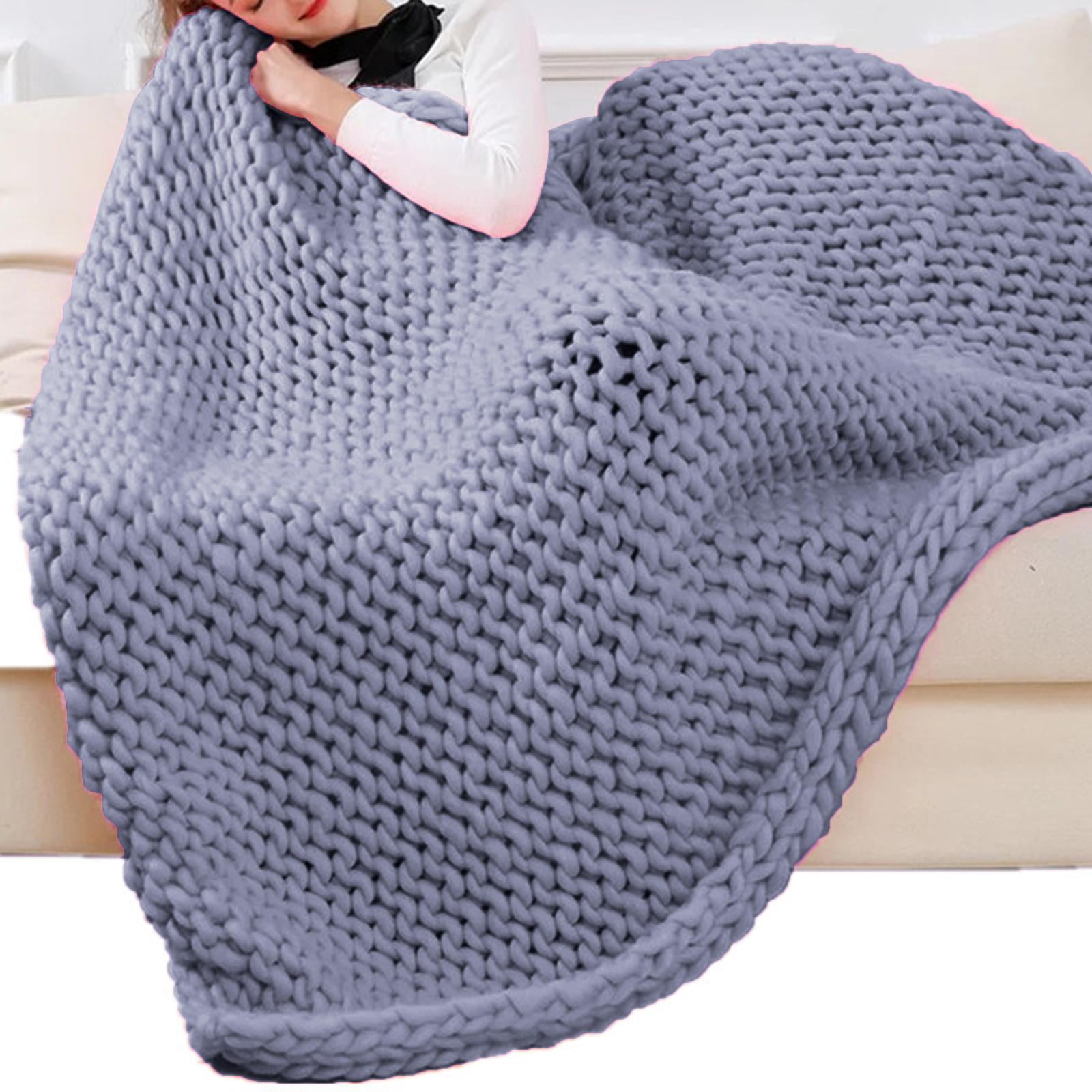 Chunky Wool Yarn Jumbo Tubular Yarn DIY Filling Hand Knitting Arm Knit Yarn Weight Yarn Bulky Yarn for Cushion Crochet Throw Pet Bed Hats dark gray