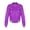 Purple, variant on DPOIS Girls Boys Shiny Metallic Long Sleeve Bomber Jacket Coat Hip Hop Dance Top Gold 12
