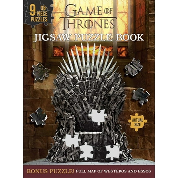 Pre-Owned Game of Thrones Jigsaw Puzzle Book (Hardcover) 166720064X 9781667200644