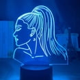 thumbnail image 2 of FYBTO 3D Night Lights for Girls Boys Singer Ariana Grande Gift for Fans Bedroom Decor Light Led Touch Sensor Color Changing Work Desk Lamp Celebrity Lamp led Night Light for, 2 of 5