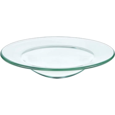 4.5" Replacement Oil Warmer Dish Wax Melt Warmer Liner Dish Round Glass Dish Candle Wamer Bowl Plate Wax Tray for Scented Wax Aroma Therapy Lamp Electric Lamps Tart Warmers Wax Melter Wax Burner