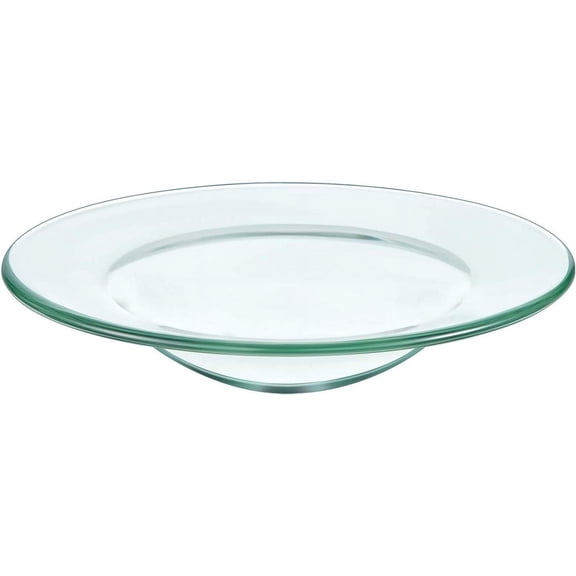 4.5" Replacement Oil Warmer Dish Wax Melt Warmer Liner Dish Round Glass Dish Candle Wamer Bowl Plate Wax Tray for Scented Wax Aroma Therapy Lamp Electric Lamps Tart Warmers Wax Melter Wax Burner