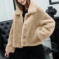 thumbnail image 2 of GuangCheng Womens Jackets Fashion Solid Color Cardigan Loose Long Sleeve Open Front Coat Large Size Sweaters, 2 of 6