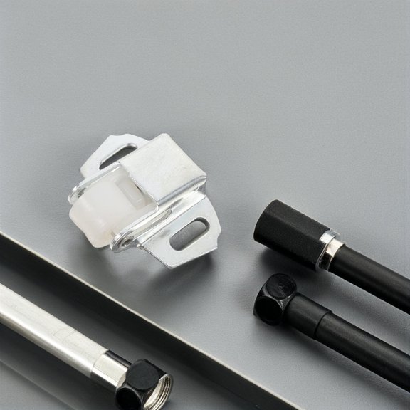 GOOHOCHY Silver Iron Roller Catch for Mailbox Doors with Smooth Operation and Secure Closure 4 Sets