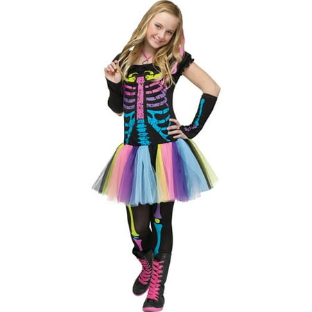 Funky Punk Bones Teen Halloween Costume - One Size