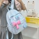 thumbnail image 4 of MBTI - Mochila bonita y dulce para mujer, con lazo a cuadros, estilo universitario elegante, informal, de gran capacidad, estilo Harajuku, nueva mochila para mujer, 4 of 5