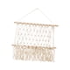 thumbnail image 3 of Organizador de pared de macramé bohemio, letras, soporte de pared para libros, decoración rústica, borla de pared 50cmx40cm, 3 of 9