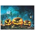 thumbnail image 2 of Halloween big pumpkin Mesa de juguetes educativos, rompecabezas portátil de Halloween, suministros para juegos mentales, 2 of 5