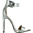 thumbnail image 2 of Delicious Womens Canter Single Sole Ankle Strap High Heels, 2 of 4