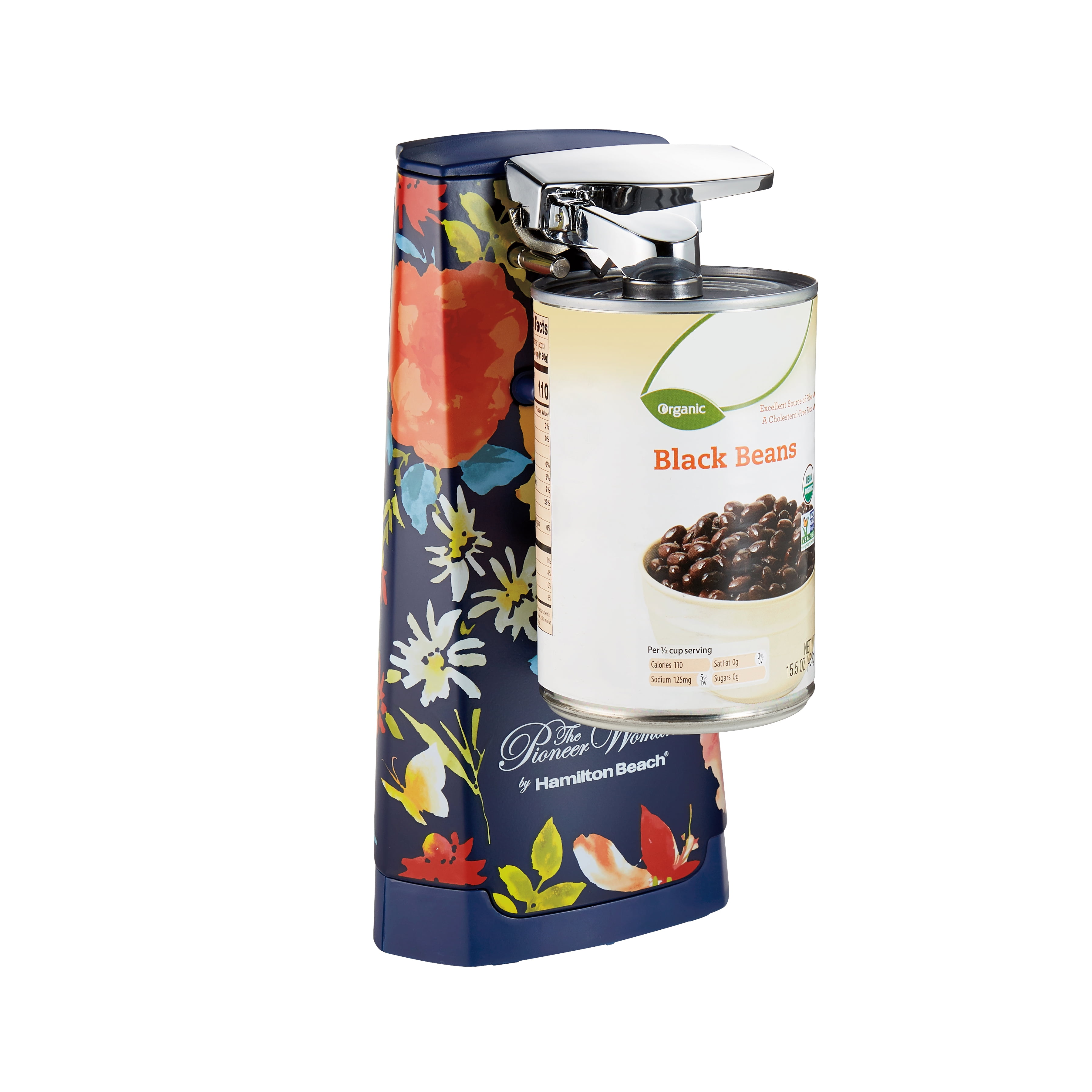 Pioneer Woman Extra Tall Electric Can Opener Fiona Floral 76701