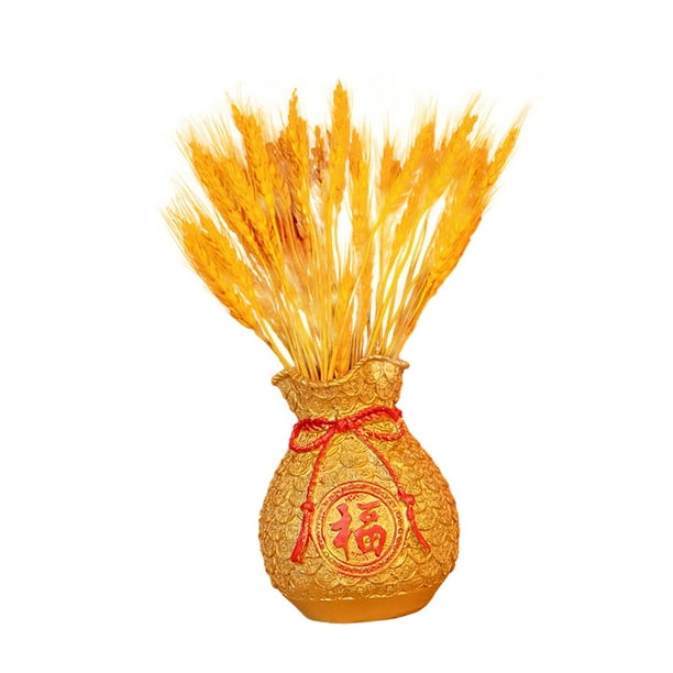 Decoración del florero del lavabo del tesoro del Feng Shui del año Nuevo chino, florero del bolso , florero del arte del bolsillo del dinero de Estilo B