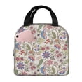 thumbnail image 1 of Disketp Paisley Flowers Bolsa Térmica para Almuerzo para Hombre y Mujer, Ideal para Trabajo, Senderismo y Picnic, 1 of 8