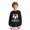 Black, variant on Crewneck Sweatshirt Kids Print Loose Crew Neck Hoodless Sweatshirt Long Sleeve Pullover Black 5-6 Years