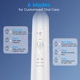 thumbnail image 4 of NICEBAY Electric Toothbrush and Water Flosser Combo, 6 Modes, 90 PSI Oral Irrigator, 500mL Tank, IPX7 Waterproof, 5 Brush Heads, 4 of 9