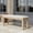 Brown, variant on May in Color Aluminium Bench with Waterproof Cushions for Garden, Porch, Balcony, Brown