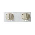 thumbnail image 5 of Demetrius Contemporary 60" Wood Double Sink Bathroom Vanity with Marble Counter Top, 5 of 14