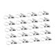 thumbnail image 5 of 20 ganchos para cortinas con clips, clips para colgar de acero inoxidable, clips para cortinas de ducha para cortinas y exhibidores de fotos, 5 of 7