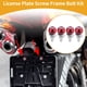 thumbnail image 2 of Tornillos de Placa de Licencia Universales para Motocicleta M6 de Unique Bargains, Cubierta de 40 mm, Kit de Tornillos de Placa de Licencia Antirrobo, Marco de Tornillo de Aluminio Rojo, 4 Piezas, 2 of 6