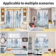thumbnail image 6 of Ombre Forest Grey Kitchen Curtains 96 Inch Length, Mountain Watercolor Branches Grommet Top Bedroom Living Room Curtains, Light Filtering Cafe Curtain Drapes 2 Panels Set 104''x96'', 6 of 9