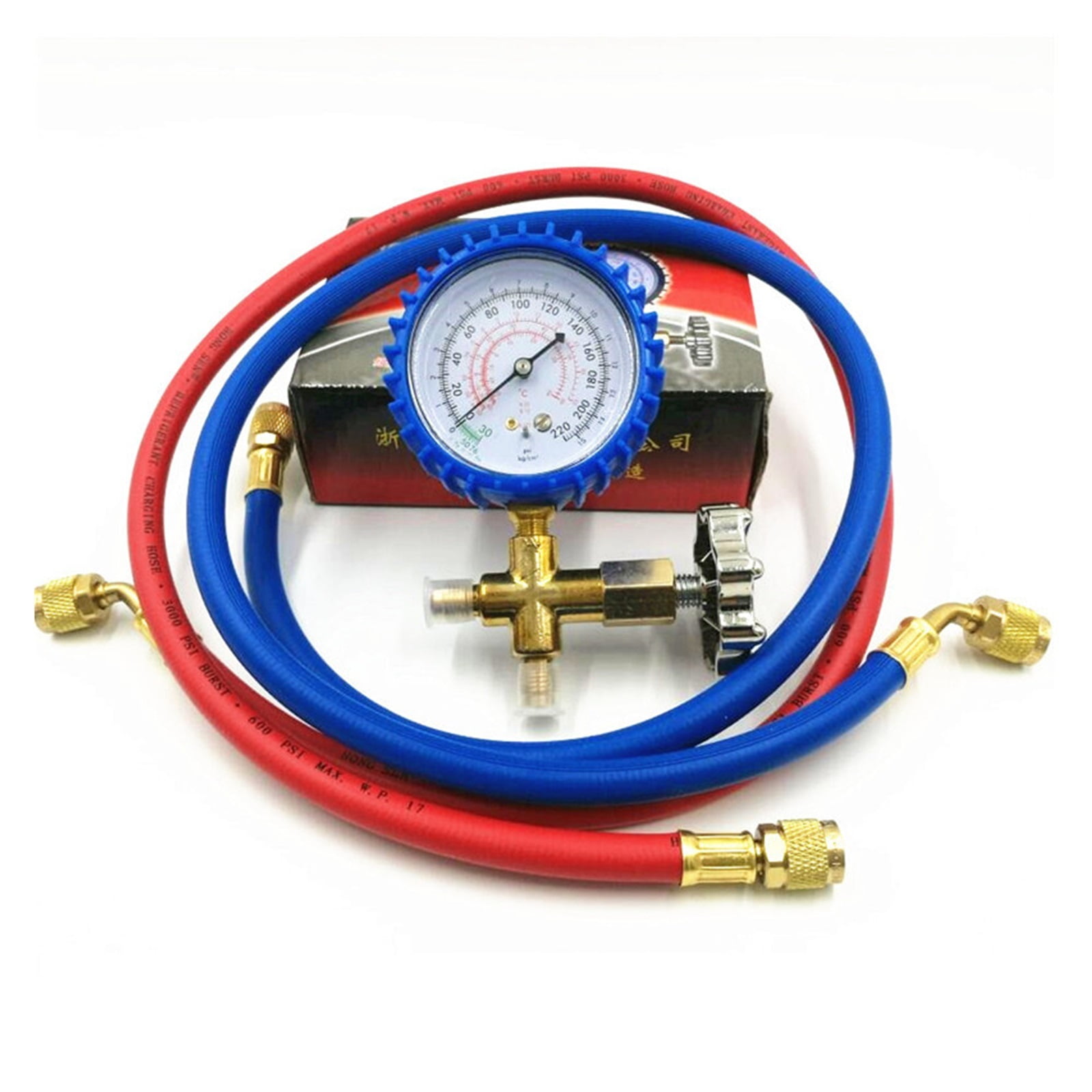 150W Vacuum Pump FY-1H-N Air Conditioni Add Fluoride Tool Vacuum Pump Set With Refrigerant Table Pressure Gauge Refrigerant Tube