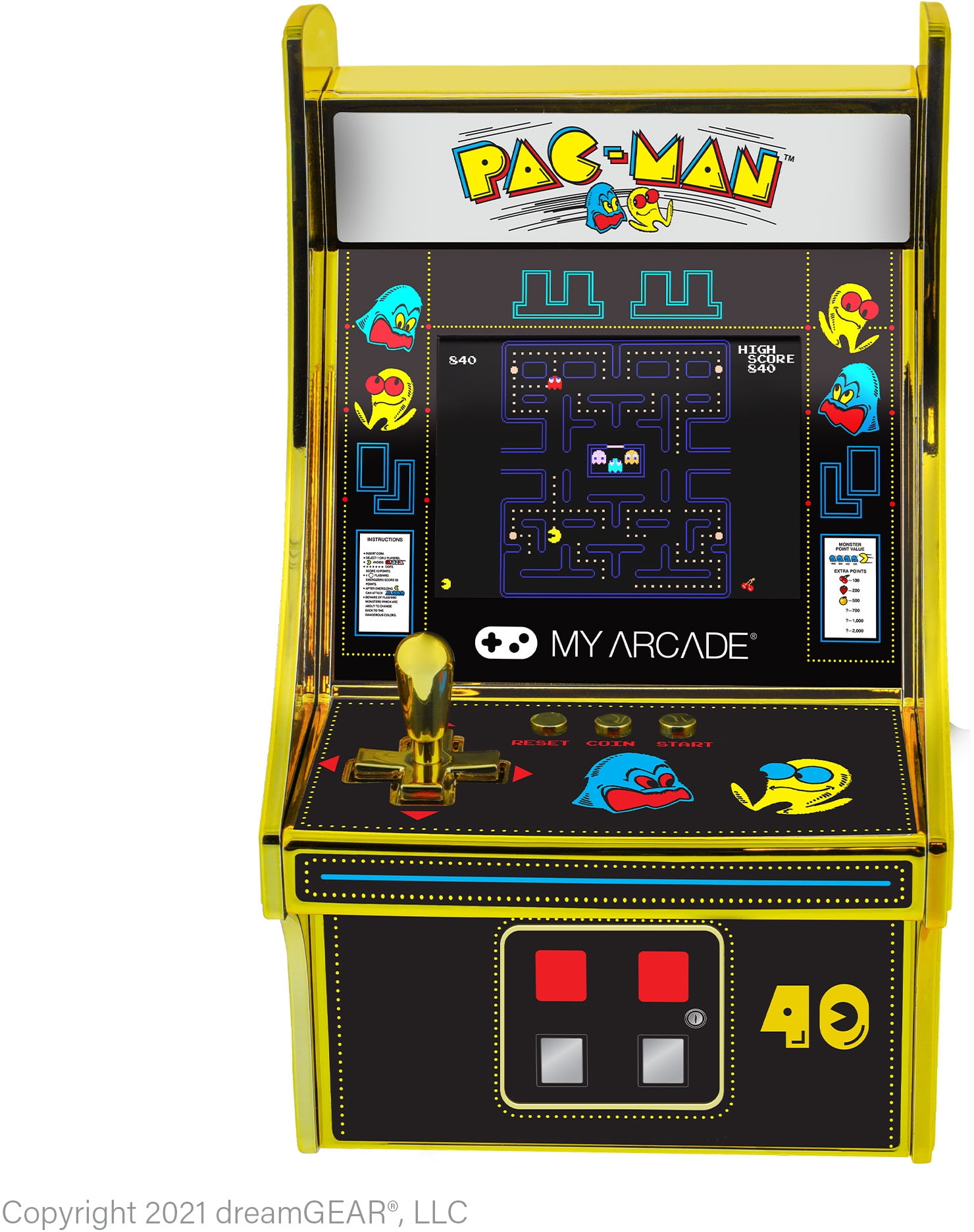 My Arcade DGUNL-3290 Pac-Man 40th Anniversary Micro Player