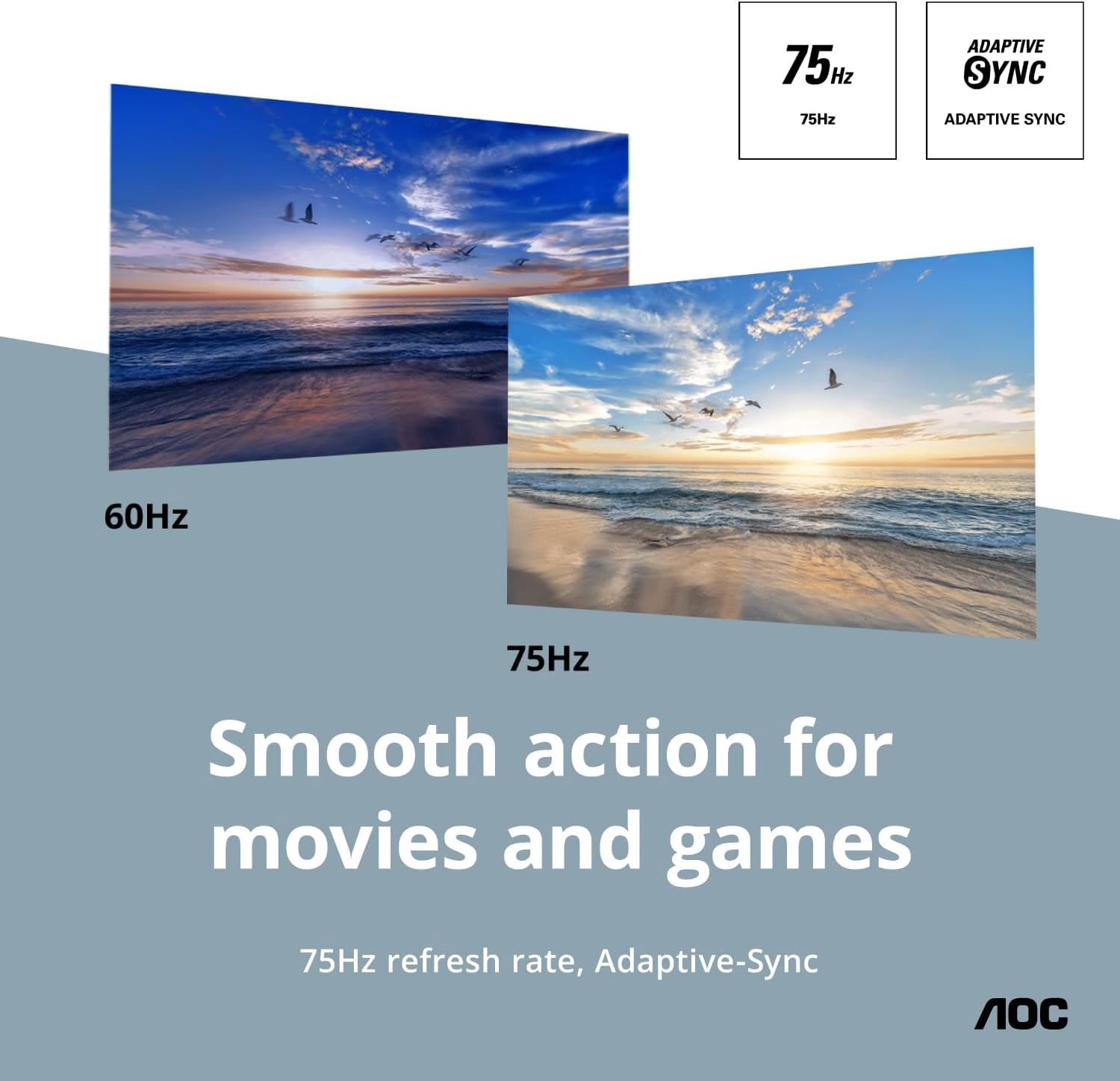 Restored AOC Q32P2CA-B 32"" 2560 x 1440 60Hz QHD Monitor - Certified , Black (Refurbished)