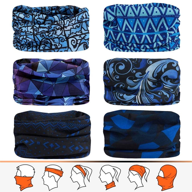 Headwear JOEYOUNG, polaina con cuello bandana, que envuelve la cabeza