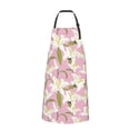 thumbnail image 2 of Bingfone Lilies Flowers Apron Gifts For Men, Women Professional Grade Chef Apron for Kitchen,BBQ & Grill, 2 of 8