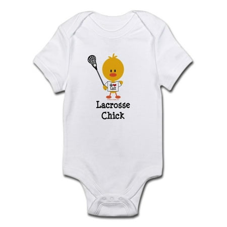 

CafePress - Lacrosse Chick Infant Bodysuit - Baby Light Bodysuit