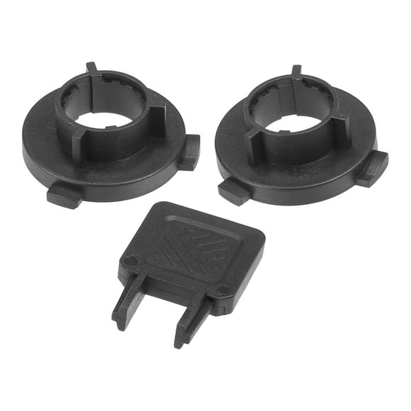Unique Bargains 1 Set Car H7 LED Headlight Adapter Bases W/ Key Replacement for Kia K3 2012-2015