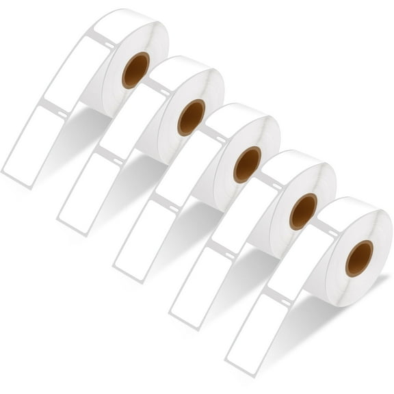 GREENCYCLE 5 Roll Compatible for DYMO 30336 (1" x 2-1/8") Rerurn Address & Multipurpose Labels Use with Labelwriter 450, 4XL, Zebra Desktop Printers (500 Labels/Roll)