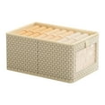 thumbnail image 2 of Lisbinx Foldable Clothing Storage Box Wardrobe Classification Container Household Clothing Bedroom Socks Pants Drawer Organizers Deals, 2 of 8